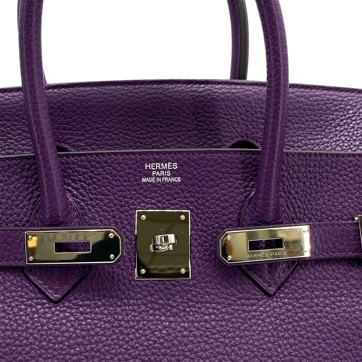 HERMES BIRKIN 35 ULTRA VIOLET TOGO HAND BAG □P SHW 90258481