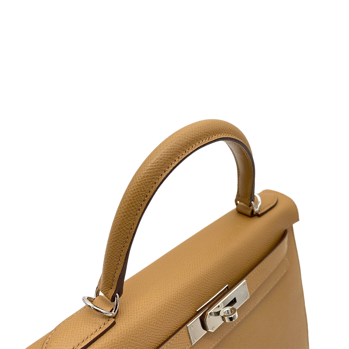 HERMES KELLY 28 VERSO SELLIER CHAI MAUVE SYLVESTRE EPSOM HAND SHOULDER BAG SHW U 90258489