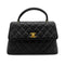 CHANEL VINTAGE MATELASSE HAND BAG BLACK CAVIAR SKIN 90258792 - PURPOSE