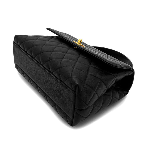 CHANEL VINTAGE MATELASSE HAND BAG BLACK CAVIAR SKIN 90258792 - PURPOSE
