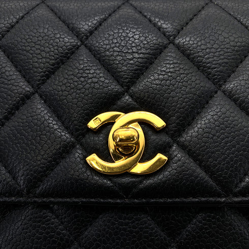 CHANEL VINTAGE MATELASSE HAND BAG BLACK CAVIAR SKIN 90258792 - PURPOSE