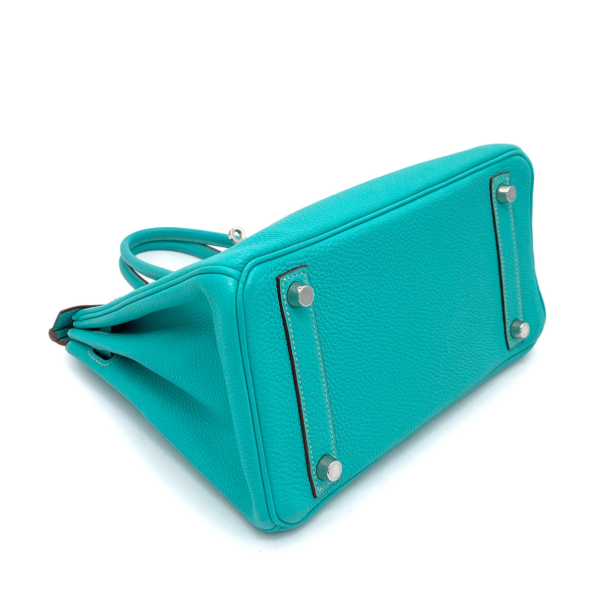 HERMES BIRKIN 25 LAGON TOGO HAND BAG □L SHW 90258794