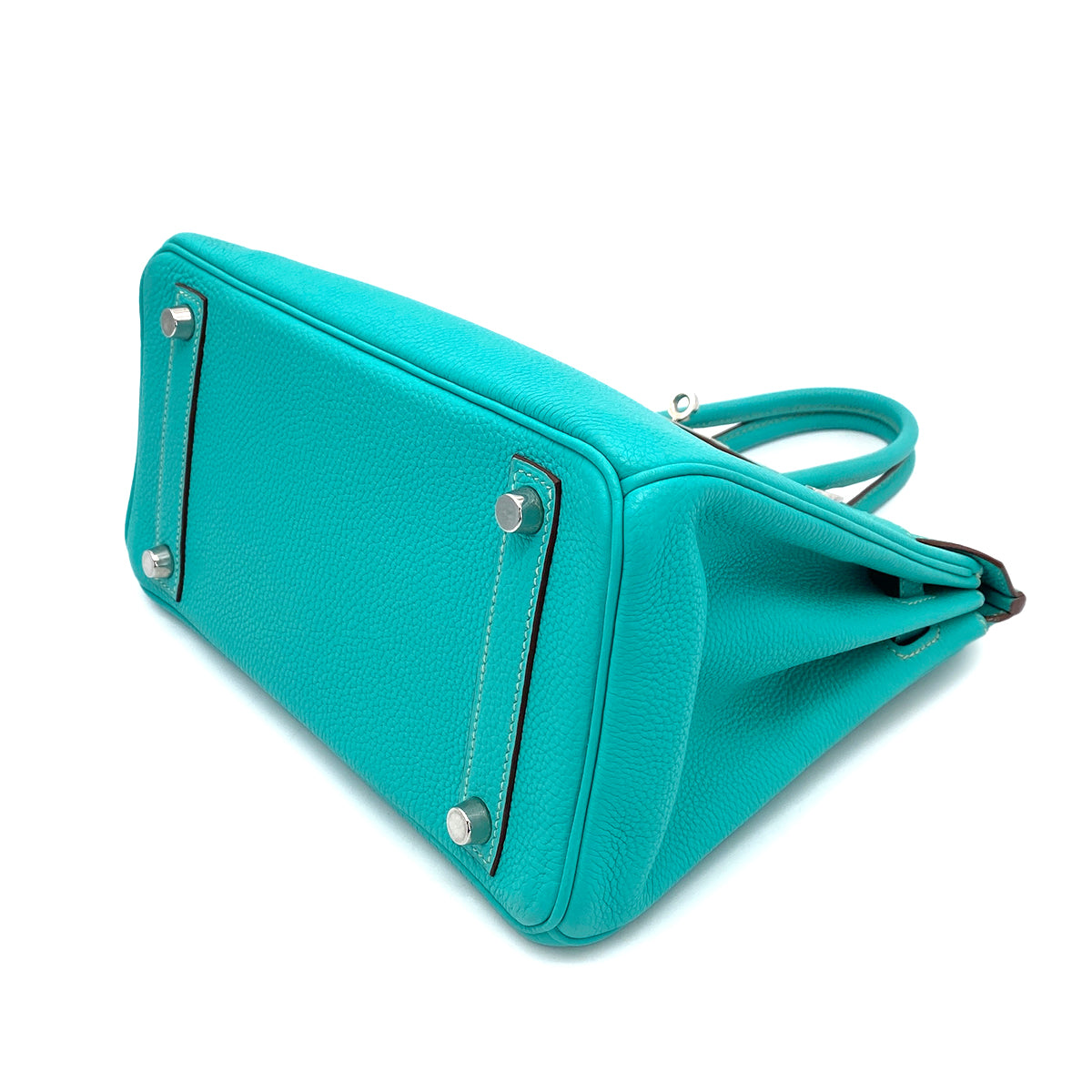 HERMES BIRKIN 25 LAGON TOGO HAND BAG □L SHW 90258794