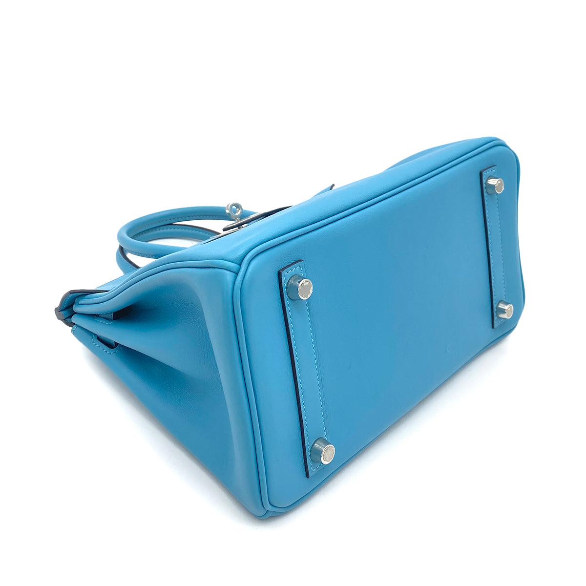 HERMES BIRKIN 25 BLUE DE NORD SWIFT HAND BAG Y SHW 90258795