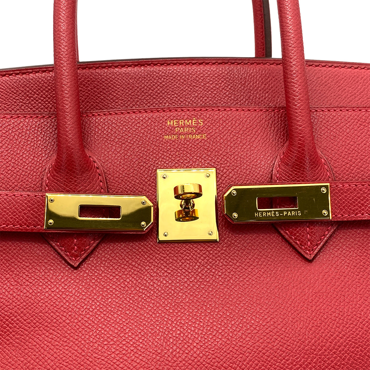 HERMES BIRKIN 35 ROUGE VIF EPSOM HAND BAG □H GHW 90258796