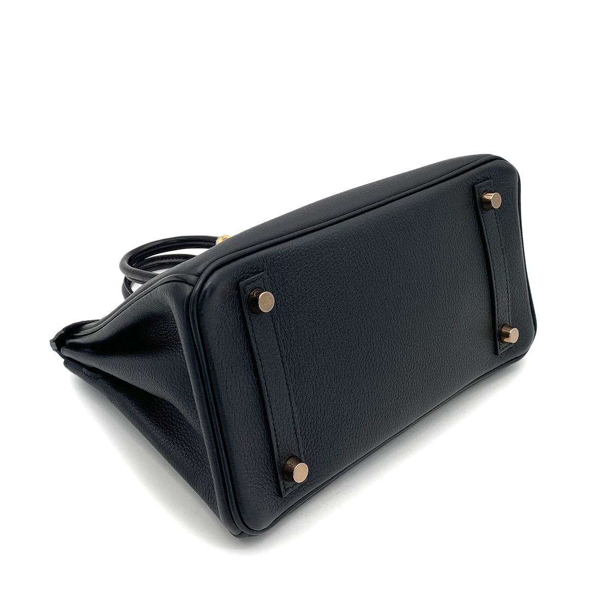 HERMES BIRKIN 25 TOUCH BLACK CROCODILE TOGO HAND BAG D RGHW 90258912