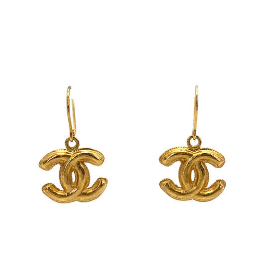 CHANEL VINTAGE EARRINGS COCOMARK SWING ACCESSORY 99A 90258926