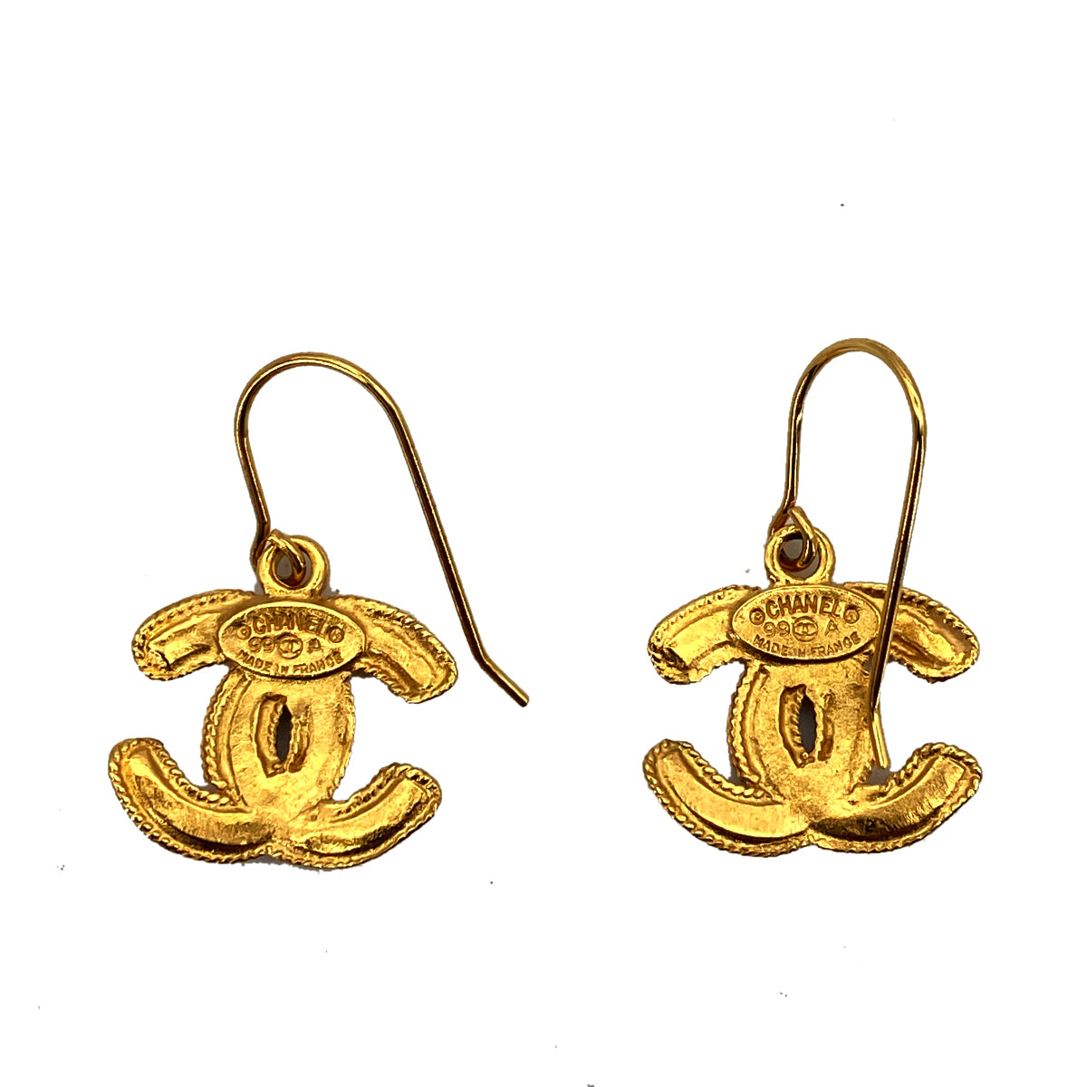 CHANEL VINTAGE EARRINGS COCOMARK SWING ACCESSORY 99A 90258926