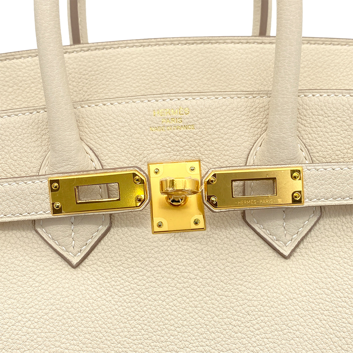 HERMES BIRKIN 25 CRAIE TAURILLON NOVILLO HAND BAG B GHW 90259122