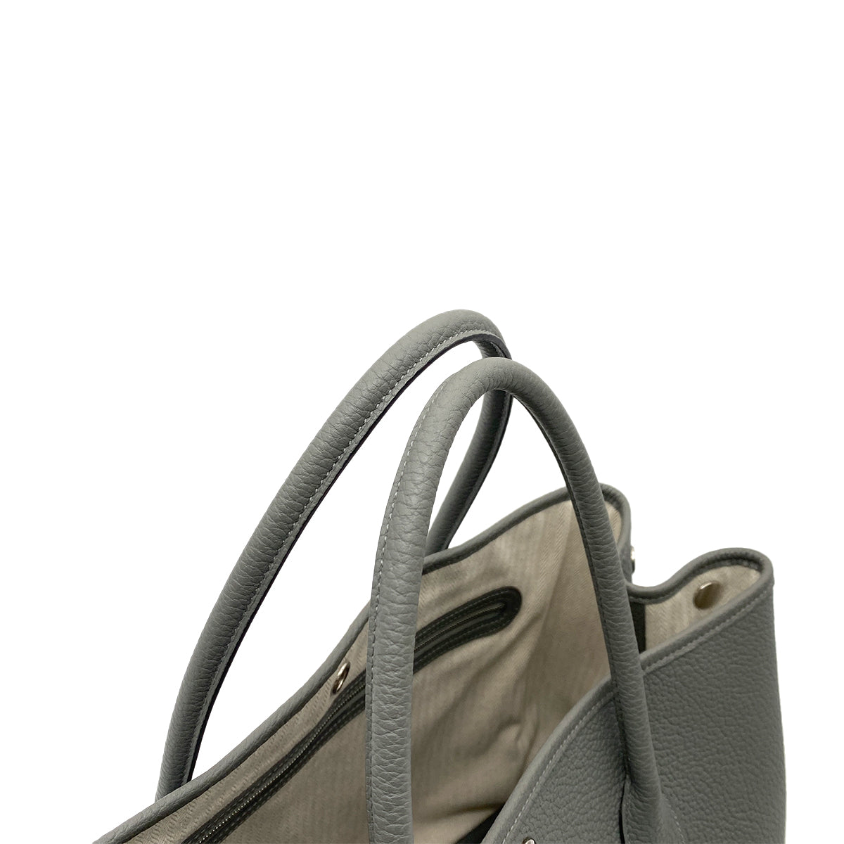 HERMES GARDEN PARTY PM GRIS MEYER VEAU NEGONDA TOTE BAG U 90259130