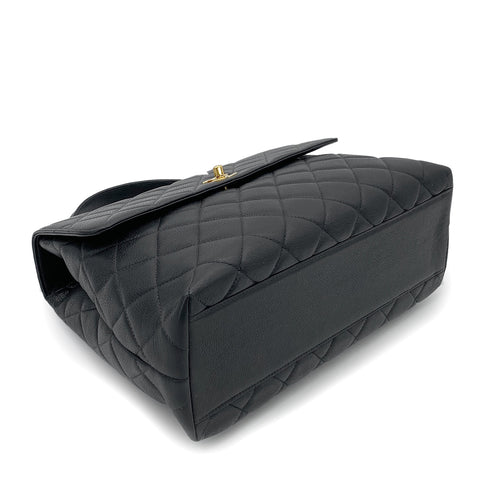 CHANEL VINTAGE MATELASSE HAND BAG BLACK CAVIAR SKIN 90259695 - PURPOSE