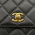 CHANEL VINTAGE MATELASSE HAND BAG BLACK CAVIAR SKIN 90259695 - PURPOSE