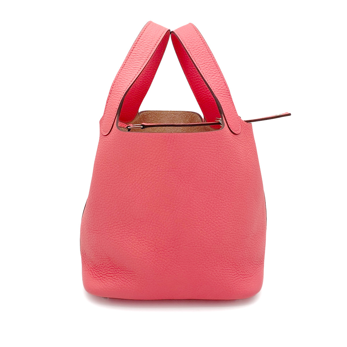 HERMES PICOTIN LOCK PM ROSE AZALEE TAURILLON CLEMENCE HAND BAG A 90259696