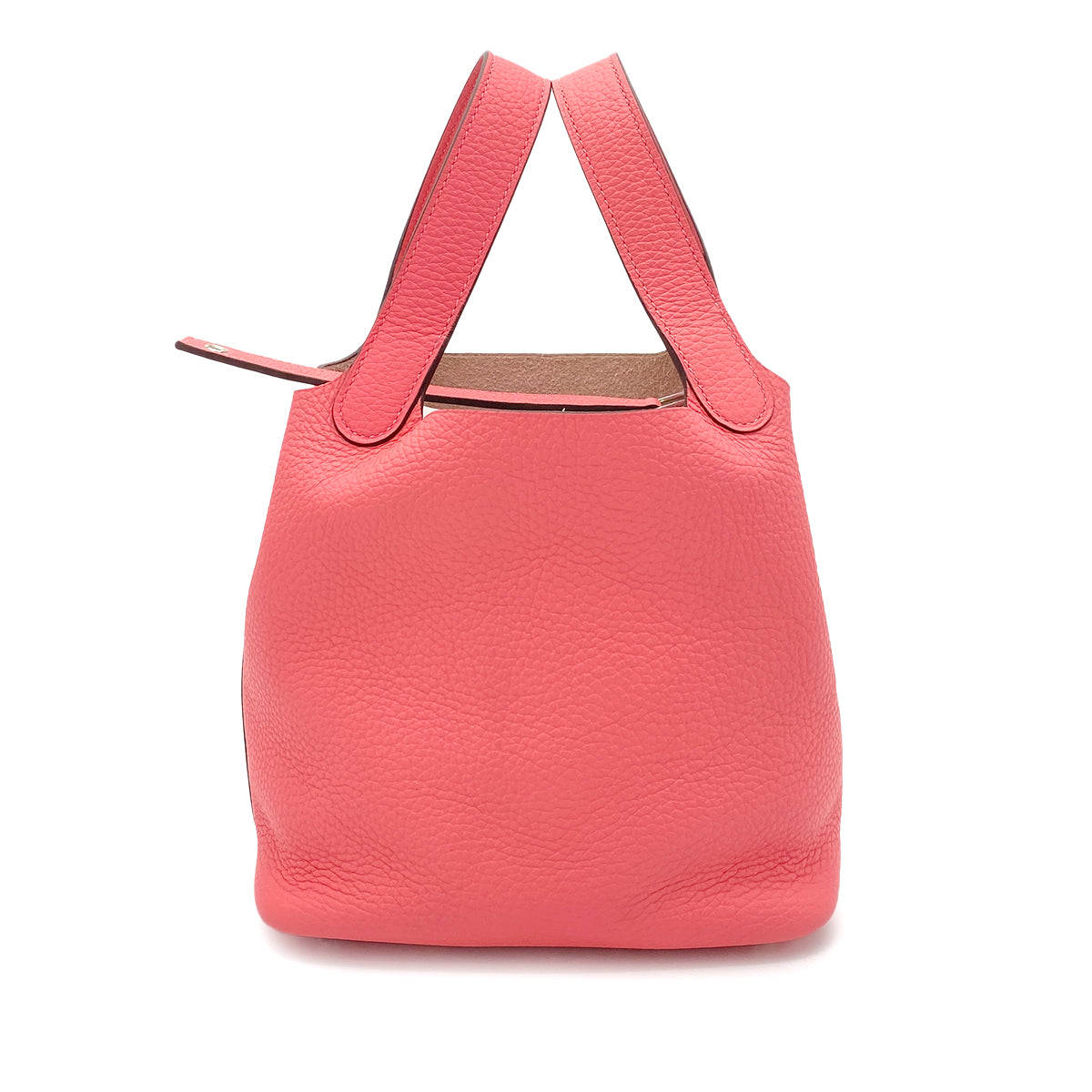 HERMES PICOTIN LOCK PM ROSE AZALEE TAURILLON CLEMENCE HAND BAG A 90259696