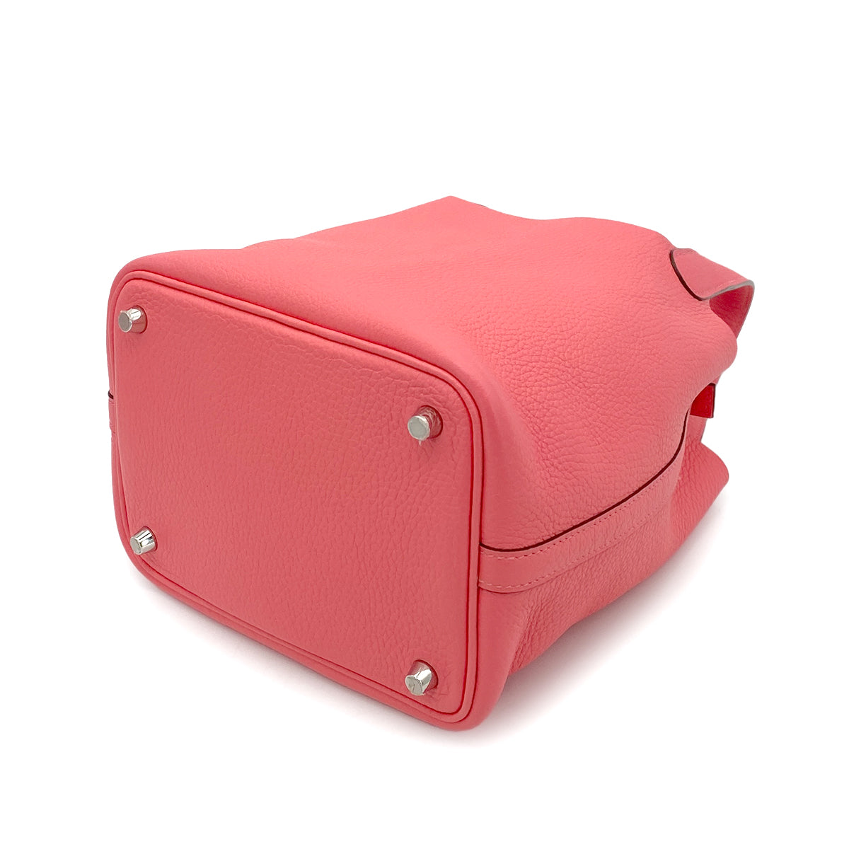 HERMES PICOTIN LOCK PM ROSE AZALEE TAURILLON CLEMENCE HAND BAG A 90259696