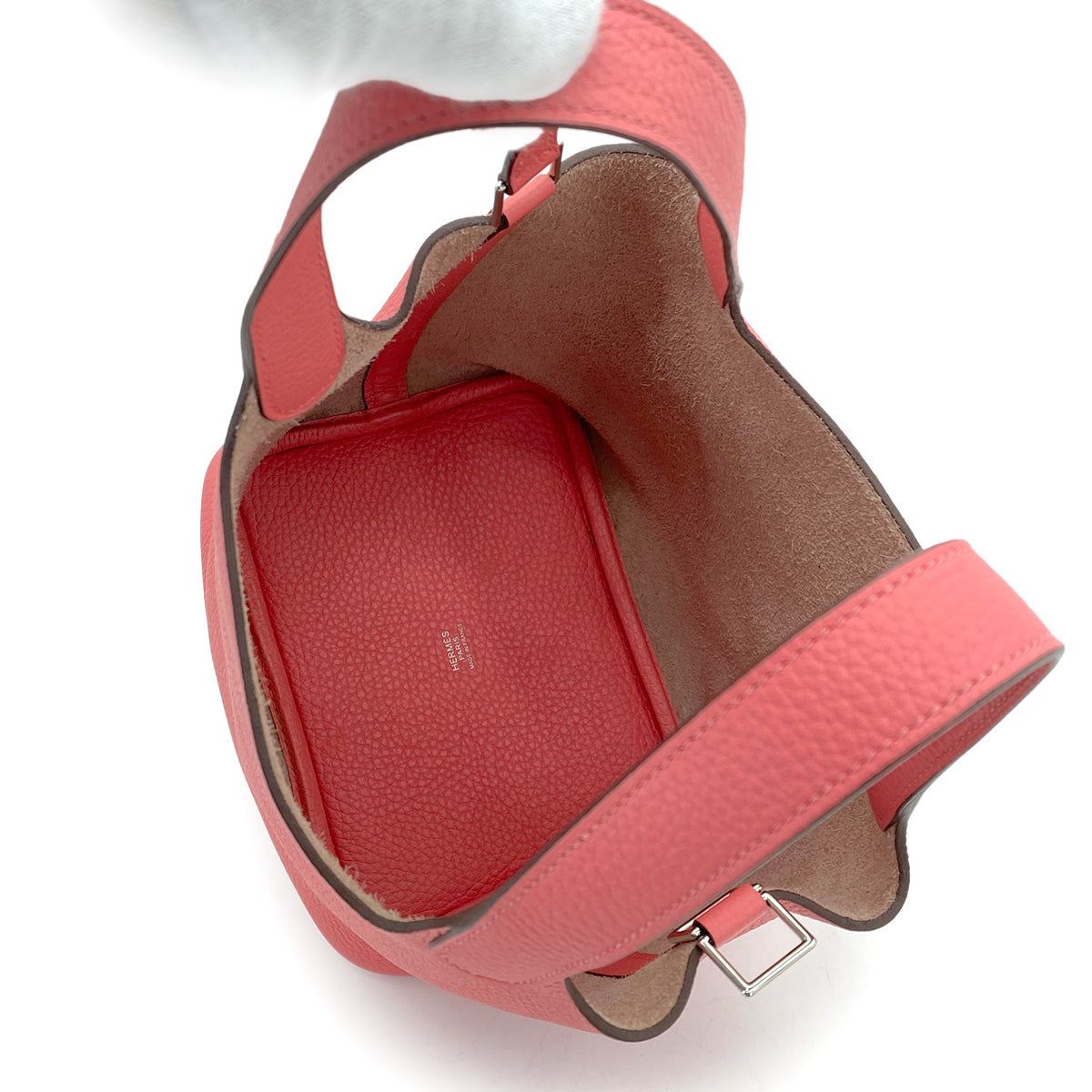 HERMES PICOTIN LOCK PM ROSE AZALEE TAURILLON CLEMENCE HAND BAG A 90259696