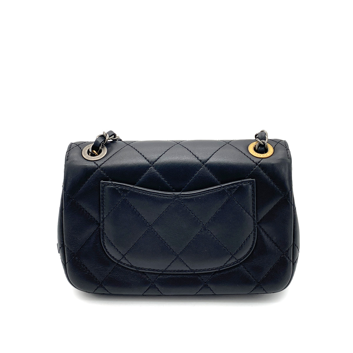 CHANEL MATELASSE CHAIN SHOULDER BAG BLACK LAMB SKIN AS2979 90259697