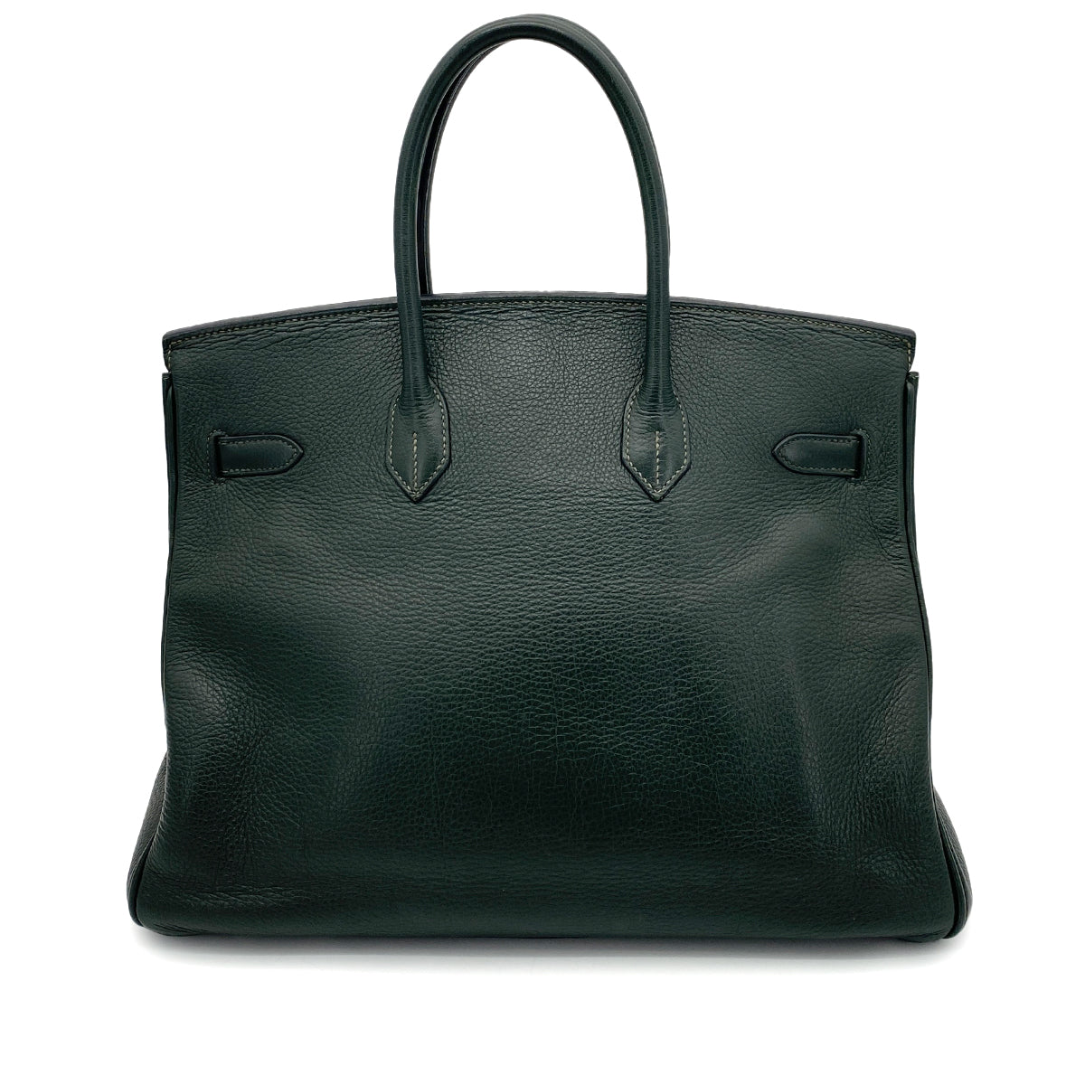 HERMES BIRKIN 35 VERT ANGLAIS TOGO HAND BAG □F SHW 90259699