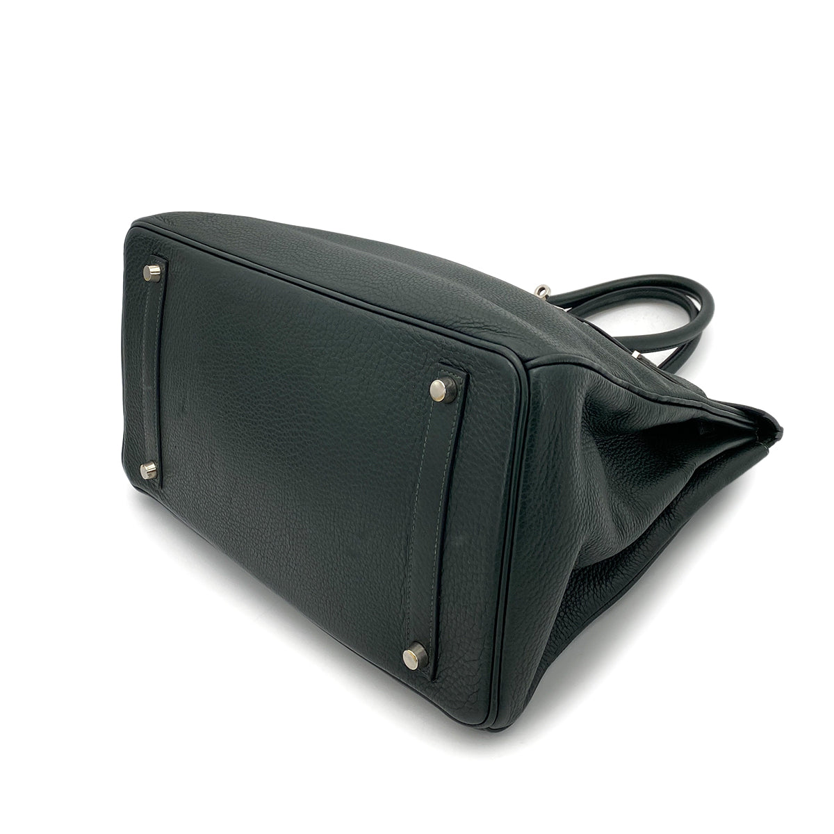 HERMES BIRKIN 35 VERT ANGLAIS TOGO HAND BAG □F SHW 90259699