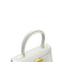 HERMES MINI KELLY 20 WHITE EVERCOLOR STUDS HAND SHOULDER BAG 〇X GHW 90259701