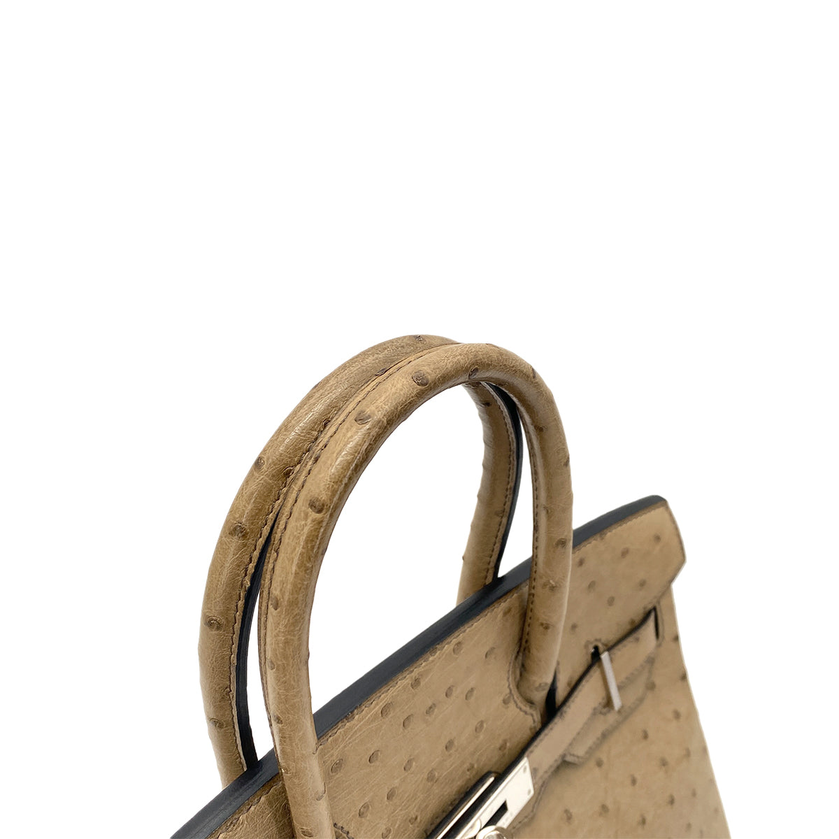 HERMES BIRKIN 30 GRIS ASPHALT OSTRICH HAND BAG □N SHW 90259703