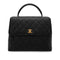 CHANEL VINTAGE MATELASSE HAND BAG BLACK CAVIAR SKIN 90259718 - PURPOSE