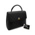 CHANEL VINTAGE MATELASSE HAND BAG BLACK CAVIAR SKIN 90259718 - PURPOSE