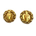CHANEL VINTAGE COCOMARK EARRINGS GOLD ROUND ACCESSORY 90259726 - PURPOSE