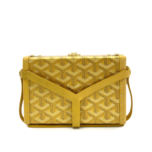 GOYARD MINAUDDIERE TRUNKSHOULDER BAG PVC LEATHER GOLD 90259732 - PURPOSE