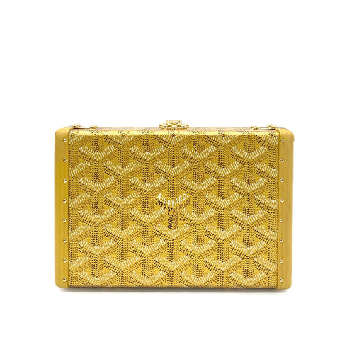 GOYARD MINAUDDIERE TRUNKSHOULDER BAG PVC LEATHER GOLD 90259732 - PURPOSE