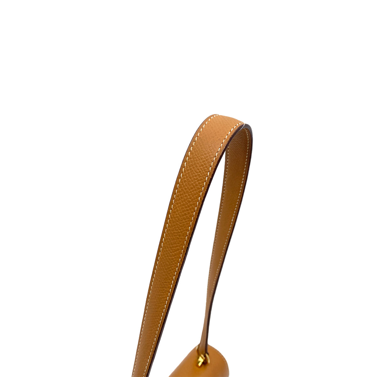 HERMES MINI KELLY 20 SELLIER GOLD COUCHEVEL SHOULDER BAG 〇P GHW 90259879