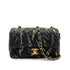 CHANEL MINI MATELASSE 20 CHAIN SHOULDER BAG BLACK LEATHER 90259887 - PURPOSE