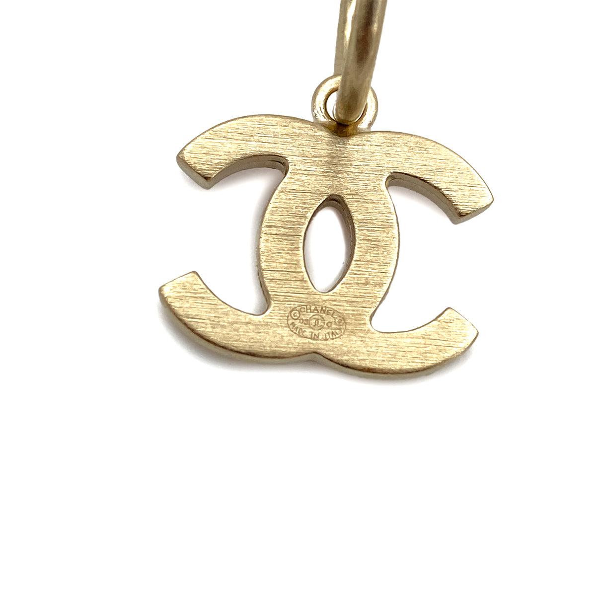 CHANEL VINTAGE EARRINGS COCO MARK RED ACCESSORY 08C 90259937