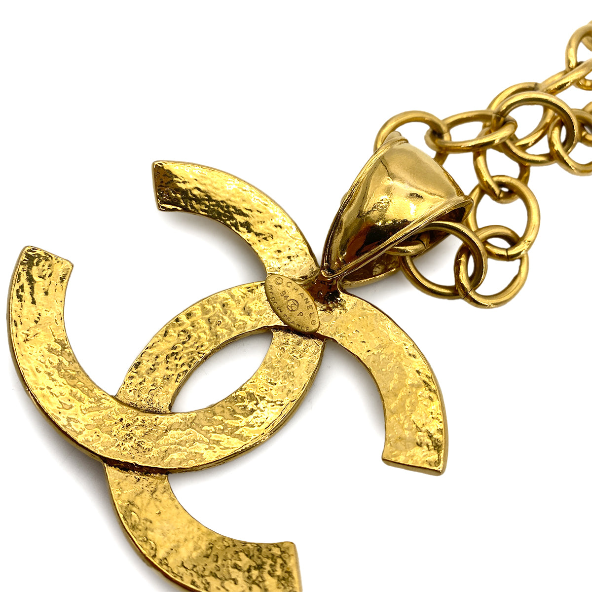 CHANEL VINTAGE LONG NECKLACE COCOMARK ACCESSORY 94P 90259940