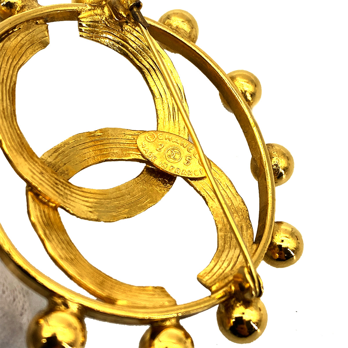 CHANEL VINTAGE COCOMARK BROOCH GOLD  ACCESSORY 90259952