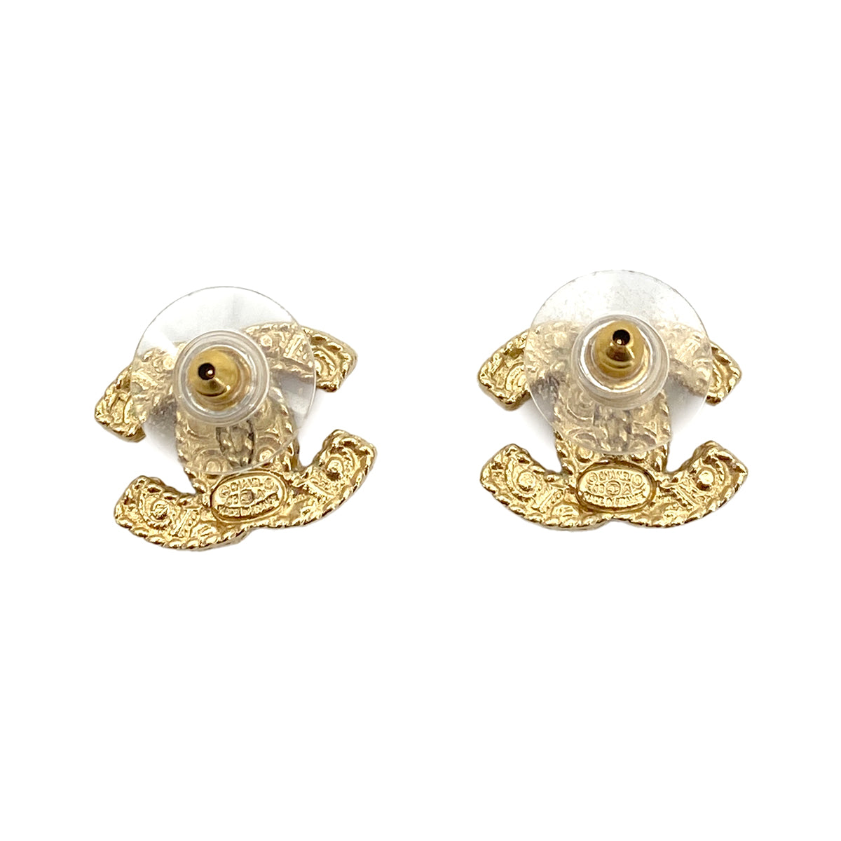 CHANEL VINTAGE EARRINGS COCOMARK SWING ACCESSORY 08A 90259956