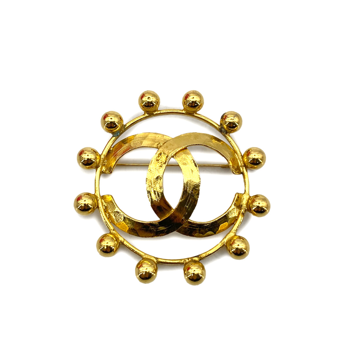 CHANEL VINTAGE COCOMARK BROOCH GOLD ACCESSORY 25 90259960