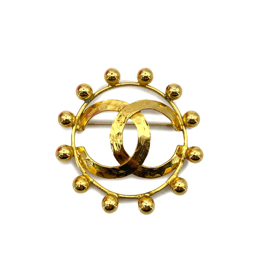 CHANEL VINTAGE COCOMARK BROOCH GOLD ACCESSORY 25 90259960