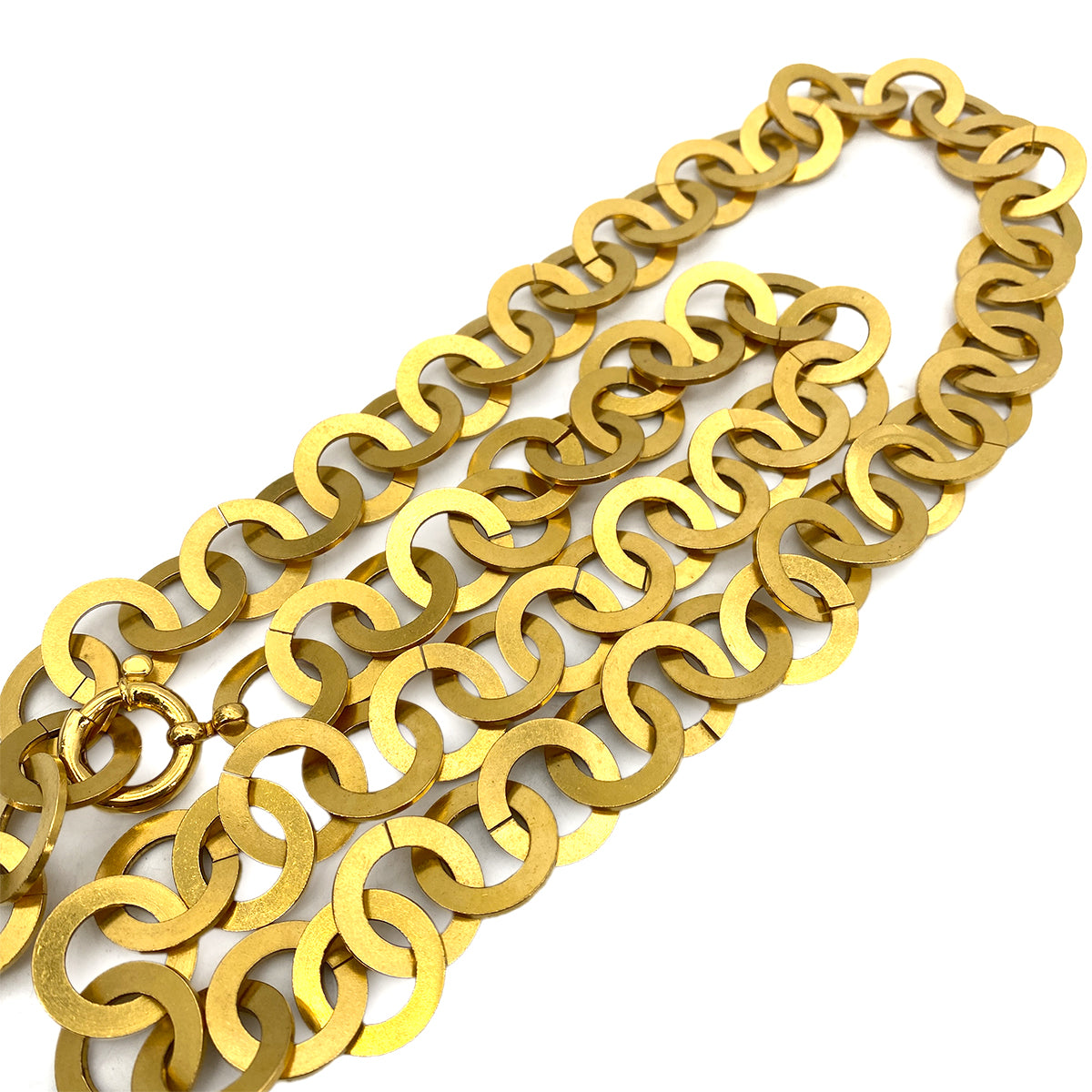 CHANEL VINTAGE CHAIN BELT CLOVER COCOMARK ACCESSORY 95P 90259987