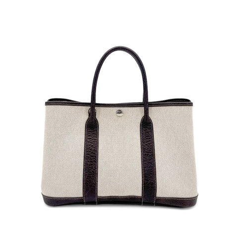 HERMES GARDEN PARTY TPM MARON TOILE H TOTE SHOULDER BAG □H 90260106 - PURPOSE