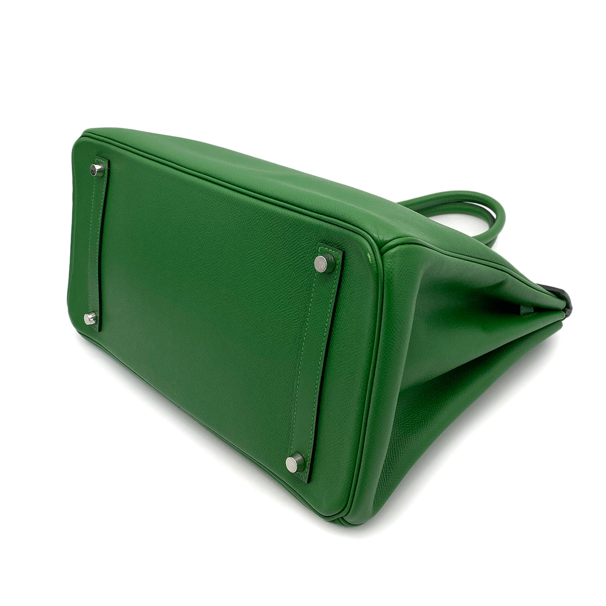 HERMES BIRKIN 35 VERT BENGHAL EPSOM HAND BAG □N SHW 90260109