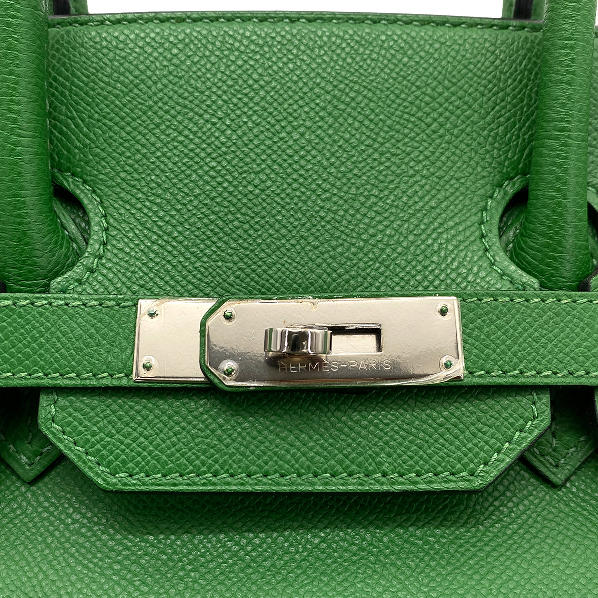 HERMES BIRKIN 35 VERT BENGHAL EPSOM HAND BAG □N SHW 90260109