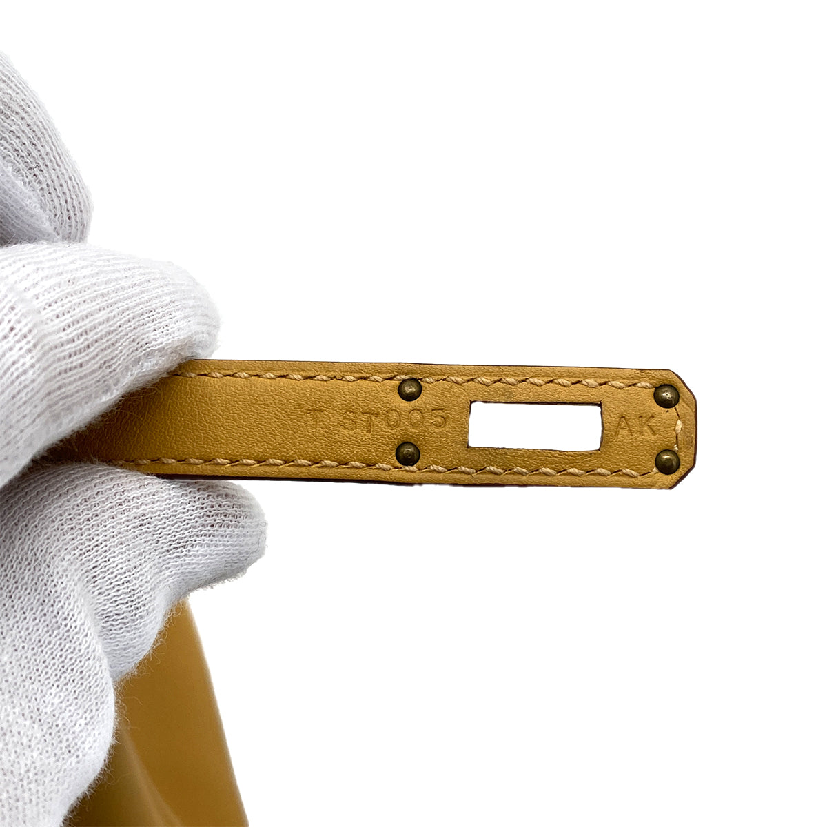 HERMES KELLY 25 RETOURNE CURRY SWIFT HAND SHOULDER BAG T GHW 90260110