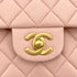 CHANEL VINTAGE CLASSIC FLAP MEDIUM CHAIN SHOULDER BAG PINK LAMB SKIN 90260131 - PURPOSE