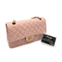 CHANEL VINTAGE CLASSIC FLAP MEDIUM CHAIN SHOULDER BAG PINK LAMB SKIN 90260131 - PURPOSE