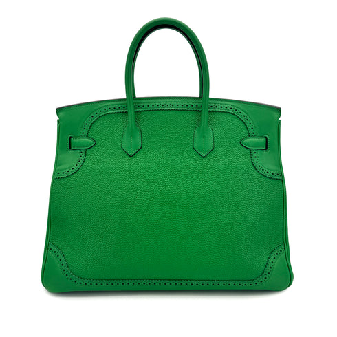 HERMES BIRKIN 35 GHILLIES BAMBOU TOGO SWIFT HAND BAG □R SHW 90260140 - PURPOSE