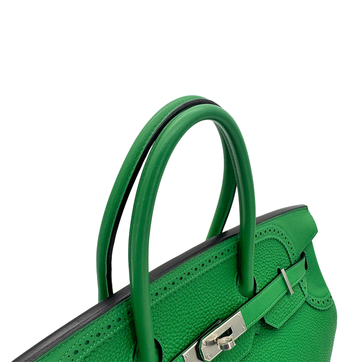 HERMES BIRKIN 35 GHILLIES BAMBOU TOGO SWIFT HAND BAG □R SHW 90260140
