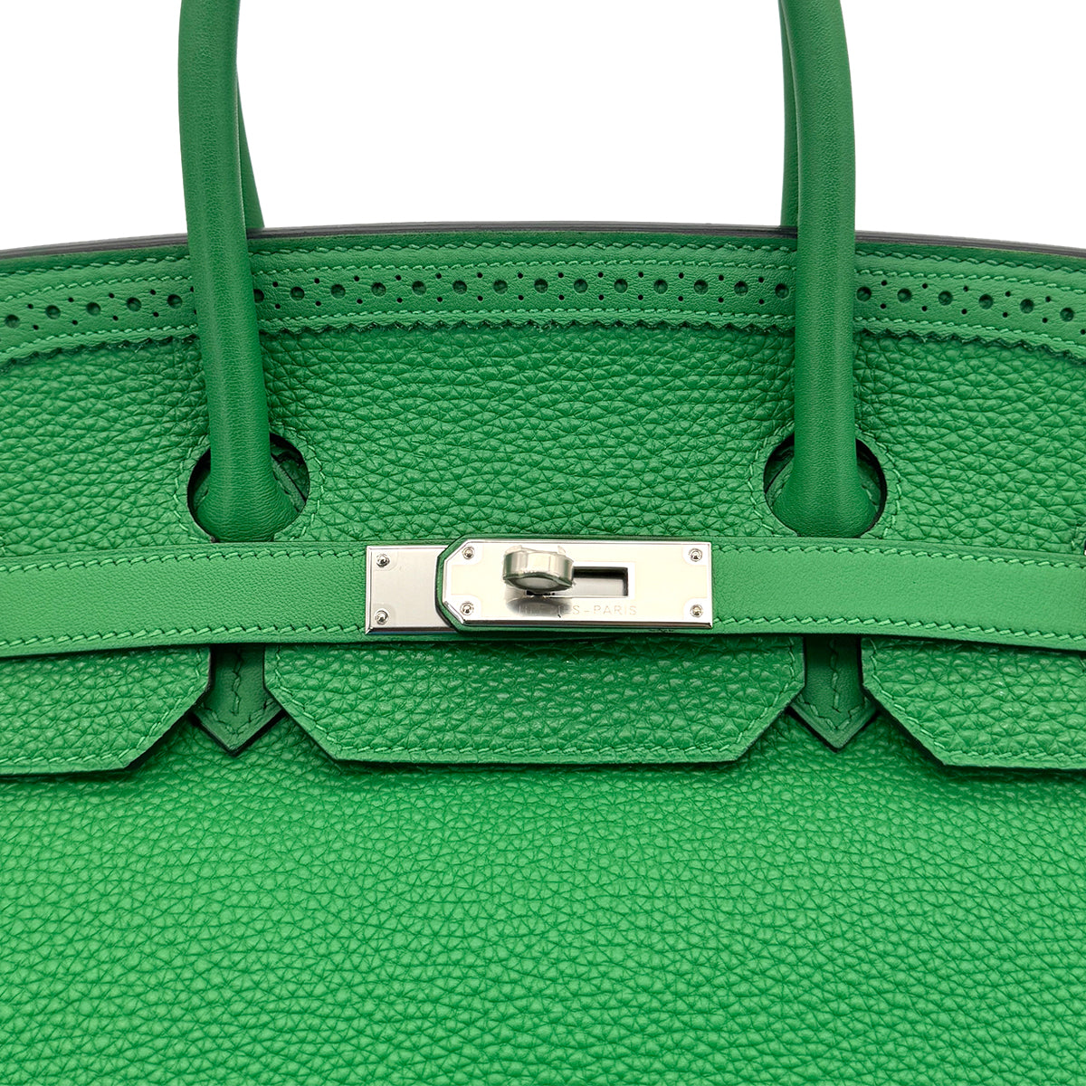 HERMES BIRKIN 35 GHILLIES BAMBOU TOGO SWIFT HAND BAG □R SHW 90260140