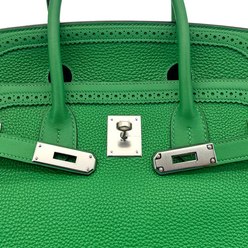 HERMES BIRKIN 35 GHILLIES BAMBOU TOGO SWIFT HAND BAG □R SHW 90260140 - PURPOSE