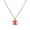 CHANEL NECKLACE COCOMARK PINK ACCESSORY 04A 90260156 - PURPOSE